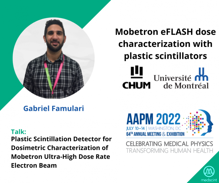FLASH dose characterization using plastic scintillation detectors!