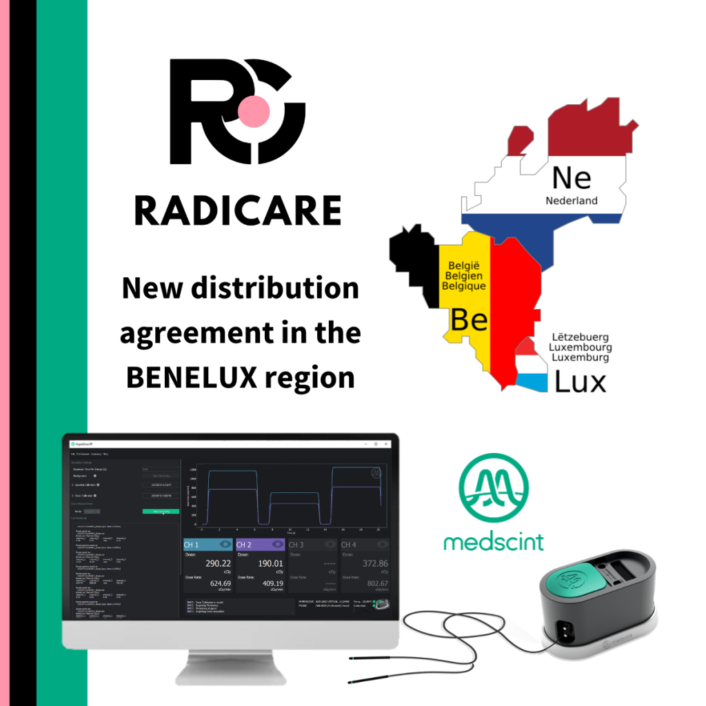 Exciting news for medical physicists seeking cutting-edge dosimetry solutions in the BENELUX region: RadiCare b.v. is now the proud distributor of our groundbreaking radiotherapy dosimetry solutions!