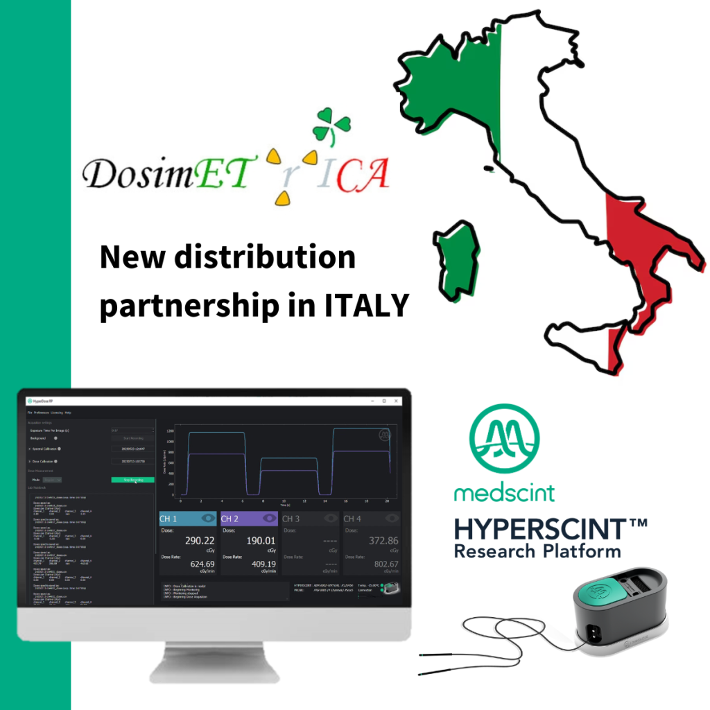 MEDSCINT and DosimETrICA new partnership for distributing innovative radiotherapy QA solutions in Italy